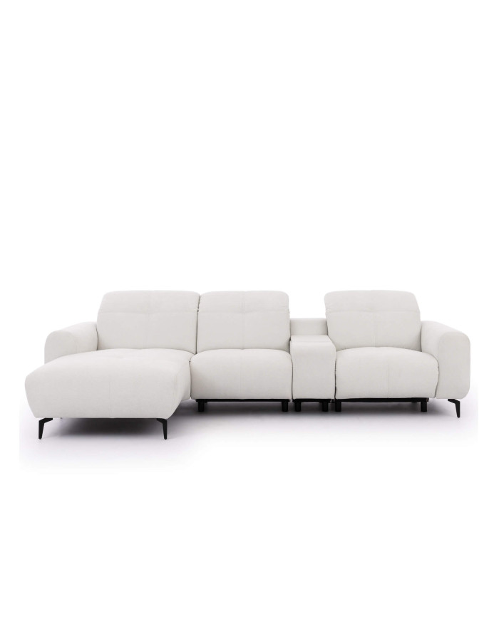 Narożnik Este, OB+1+PANEL P+1B, schowek, regulowane zagłówki, Stagra