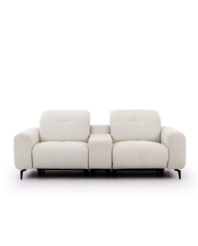 Sofa Este 1BL REC+PANEL P+1BP REC, schowek, 2 reclinery, regulowane zagłówki, Stagra