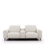 Sofa Este 1BL REC+PANEL P+1BP REC, schowek, 2 reclinery, regulowane zagłówki, Stagra