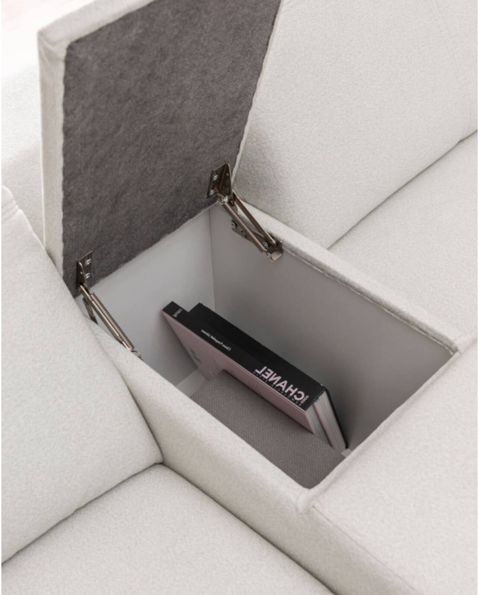Sofa Este 1BL REC+PANEL P+1BP REC, schowek, 2 reclinery, regulowane zagłówki, Stagra