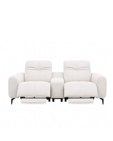 Sofa Este 1BL REC+PANEL P+1BP REC, schowek, 2 reclinery, regulowane zagłówki, Stagra