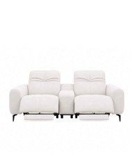 Sofa Este 1BL REC+PANEL P+1BP REC, schowek, 2 reclinery, regulowane zagłówki, Stagra