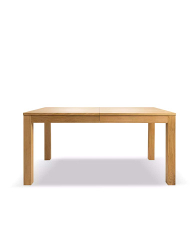 Stół rozkładany Napoli NE-99, dąb lity, 2 wkłady powiększające, 160-300/90/76 cm, Dąb olejowany, SIUDY