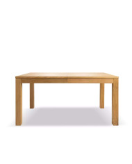 Stół rozkładany Napoli NE-99, dąb lity, 2 wkłady powiększające, 160-300/90/76 cm, Dąb olejowany, SIUDY
