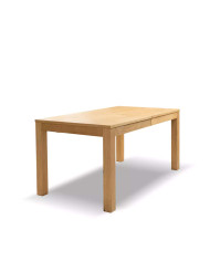 Stół rozkładany Napoli NE-99, dąb lity, 2 wkłady powiększające, 160-300/90/76 cm, Dąb olejowany, SIUDY