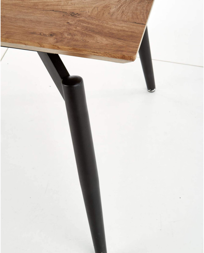 Stół Cambel, naturalny/czarny, rozkładany-6