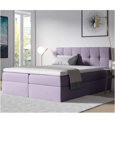 Łóżko kontynentalne Emporio 120x200, tapicerowane, materac, topper, pojemnik, Gruszka Meble Łóżko kontynentalne Emporio 120x200, tapicerowane, materac, topper, pojemnik, Gruszka Meble
