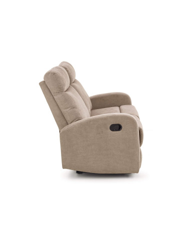 Sofa Oslo 2S zestaw wypoczynkowy, beżowy, wysuwany podnóżek, HALMAR Sofa Oslo 2S zestaw wypoczynkowy, beżowy, wysuwany podnóżek, HALMAR