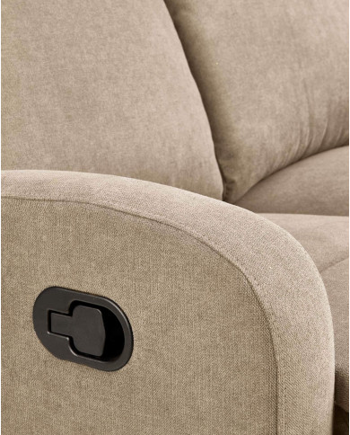 Sofa Oslo 2S zestaw wypoczynkowy, beżowy, wysuwany podnóżek, HALMAR Sofa Oslo 2S zestaw wypoczynkowy, beżowy, wysuwany podnóżek, HALMAR