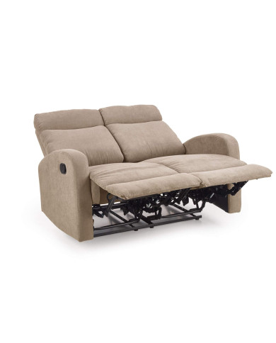 Sofa Oslo 2S zestaw wypoczynkowy, beżowy, wysuwany podnóżek, HALMAR Sofa Oslo 2S zestaw wypoczynkowy, beżowy, wysuwany podnóżek, HALMAR
