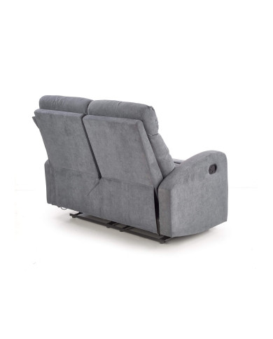 Sofa Oslo 2S zestaw wypoczynkowy, popielaty, wysuwany podnóżek, HALMAR Sofa Oslo 2S zestaw wypoczynkowy, popielaty, wysuwany podnóżek, HALMAR