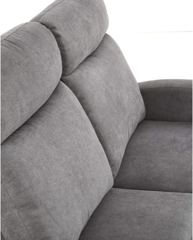 Sofa Oslo 2S zestaw wypoczynkowy, popielaty, wysuwany podnóżek, HALMAR Sofa Oslo 2S zestaw wypoczynkowy, popielaty, wysuwany podnóżek, HALMAR