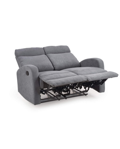 Sofa Oslo 2S zestaw wypoczynkowy, popielaty, wysuwany podnóżek, HALMAR Sofa Oslo 2S zestaw wypoczynkowy, popielaty, wysuwany podnóżek, HALMAR