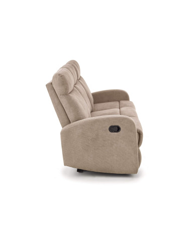 Sofa Oslo 3S zestaw wypoczynkowy, beżowy, wysuwany podnóżek, HALMAR Sofa Oslo 3S zestaw wypoczynkowy, beżowy, wysuwany podnóżek, HALMAR