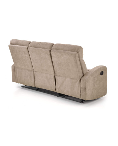 Sofa Oslo 3S zestaw wypoczynkowy, beżowy, wysuwany podnóżek, HALMAR Sofa Oslo 3S zestaw wypoczynkowy, beżowy, wysuwany podnóżek, HALMAR