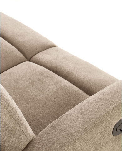 Sofa Oslo 3S zestaw wypoczynkowy, beżowy, wysuwany podnóżek, HALMAR Sofa Oslo 3S zestaw wypoczynkowy, beżowy, wysuwany podnóżek, HALMAR
