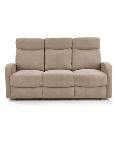 Sofa Oslo 3S zestaw wypoczynkowy, beżowy, wysuwany podnóżek, HALMAR Sofa Oslo 3S zestaw wypoczynkowy, beżowy, wysuwany podnóżek, HALMAR