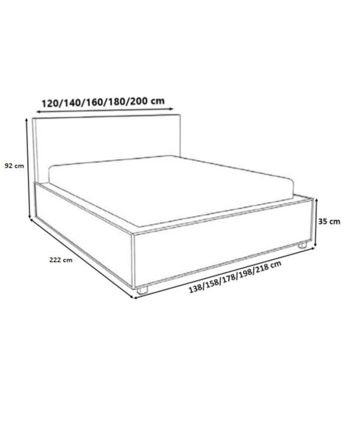 Łóżka tapicerowane Lorien 120x200, podnośnik, stelaż, pojemnik, Gruszka Meble