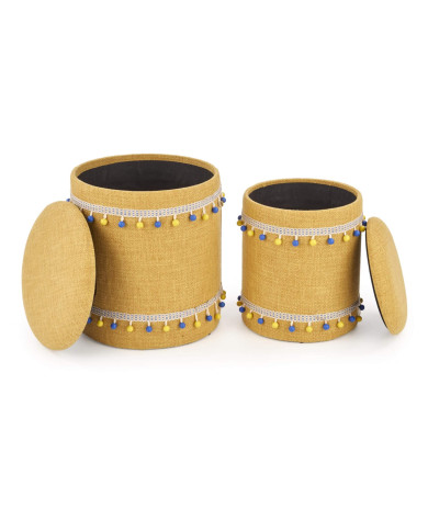 Pufa Grado, 2w1, żółta Pufa Grado, 2w1, żółta