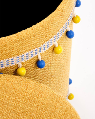 Pufa Grado, 2w1, żółta Pufa Grado, 2w1, żółta