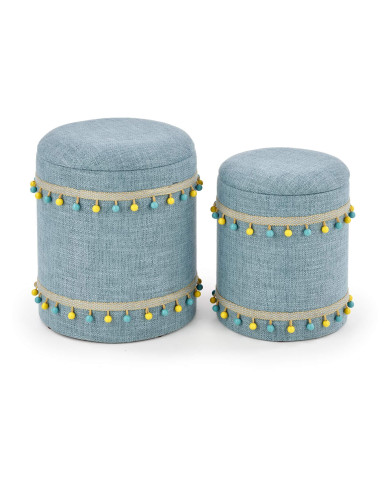 Pufa Grado, 2w1, jasnoniebieska Pufa Grado, 2w1, jasnoniebieska