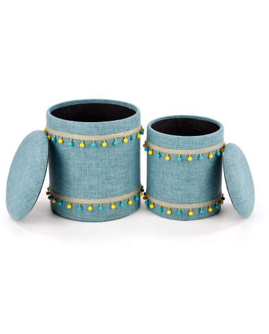Pufa Grado, 2w1, jasnoniebieska Pufa Grado, 2w1, jasnoniebieska