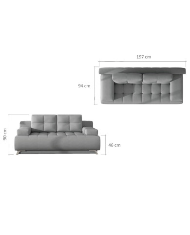 Sofa Oslo funkcja spania, pojemnik-4 Sofa Oslo funkcja spania, pojemnik-4