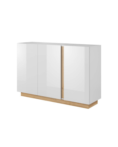 Komoda 138 Arco, front biały połysk, Laski Meble Komoda 138 Arco, front biały połysk, Laski Meble
