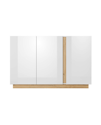 Komoda 138 Arco, front biały połysk, Laski Meble Komoda 138 Arco, front biały połysk, Laski Meble