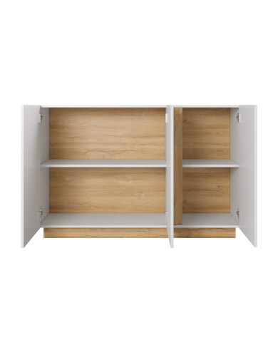 Komoda 138 Arco, front biały połysk, Laski Meble Komoda 138 Arco, front biały połysk, Laski Meble