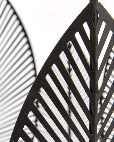 Stoliki kawowe Folla 2w1, czarny, okrągłe, blaty naturalne, podstawa metalowa czarna, HALMAR Stoliki kawowe Folla 2w1, czarny, okrągłe, blaty naturalne, podstawa metalowa czarna, HALMAR