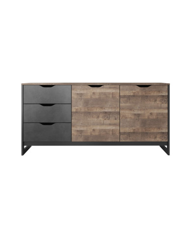 Komoda Arden 160, dwudrzwiowa z szufladami, Laski Meble Komoda Arden 160, dwudrzwiowa z szufladami, Laski Meble