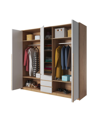 Szafa Xelo 230 do sypialni, Laski Meble Szafa Xelo 230 do sypialni, Laski Meble