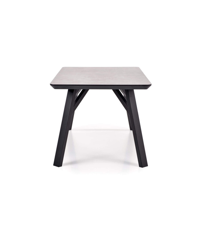 Stół Halifax, beton/czarny, 160/90/76 cm