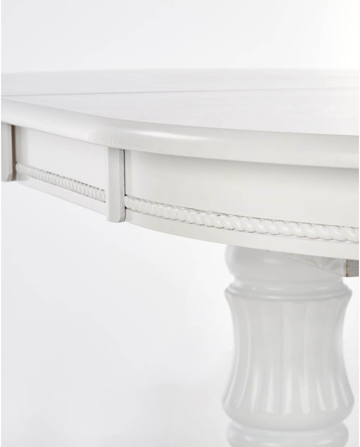 Stół Joseph, biały, rozkładany 150-190/90/77 cm