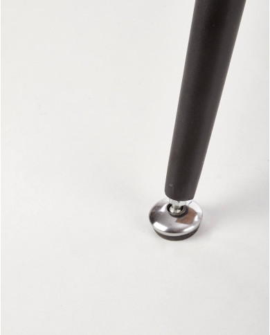Stół prostokątny Larson, 120/80/77 cm, dąb naturalny, nogi metalowe czarne, HALMAR Stół prostokątny Larson, 120/80/77 cm, dąb naturalny, nogi metalowe czarne, HALMAR