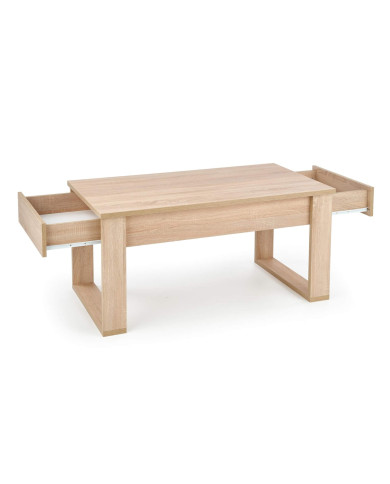 Stolik kawowy Nea z szufladami, dąb sonoma, prostokątny, 110/60/52 cm, HALMAR Stolik kawowy Nea z szufladami, dąb sonoma, prostokątny, 110/60/52 cm, HALMAR