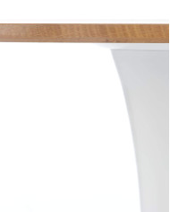 Stół kolumnowy Sting, dąb złoty/biały, 80/73 cm