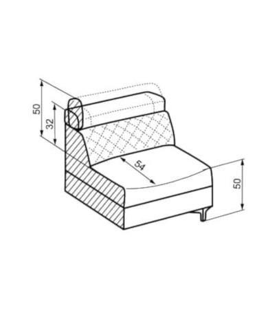 Fotel Garry 1/2B, DOLMAR