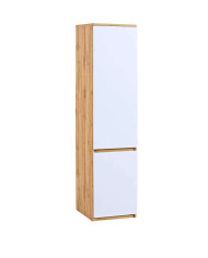 Regał Arca AR2, dwudrzwiowy, biel arktyczna/dąb wotan, DOLMAR