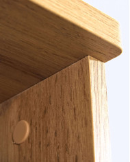 Regał Arca AR4 z szufladami, biel arktyczna/dąb wotan, DOLMAR