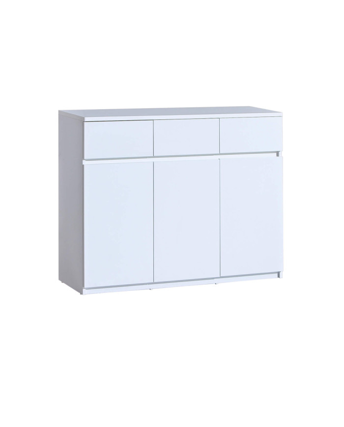 Komoda Arca AR6, z szufladami i drzwiami, biel arktyczna, DOLMAR