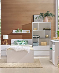 Regał Arca AR4 z szufladami, biel arktyczna, DOLMAR