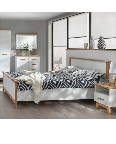 Łóżko Sven SV13, 160x200 cm. sosna andersen/ dąb nash, DOLMAR