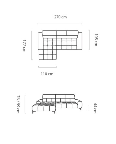 Narożnik Plaza Mini wysuwane siedzisko, przesuwane oparcie, regulowane zagłówki, Wersal Narożnik Plaza Mini wysuwane siedzisko, przesuwane oparcie, regulowane zagłówki, Wersal