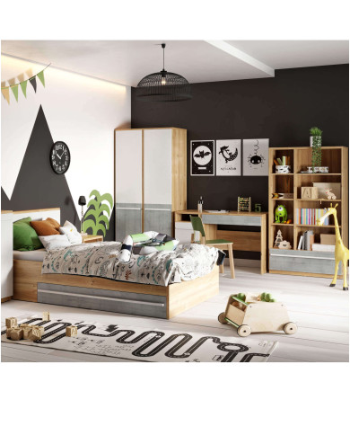 Komoda Plano PN-04, z szufladą, 2 drzwi, z wnęką, LENART Komoda Plano PN-04, z szufladą, 2 drzwi, z wnęką, LENART