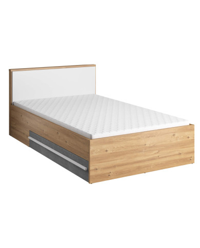 Łóżko Plano PN-10, 120x200 cm, szuflady, stelaż, LENART Łóżko Plano PN-10, 120x200 cm, szuflady, stelaż, LENART