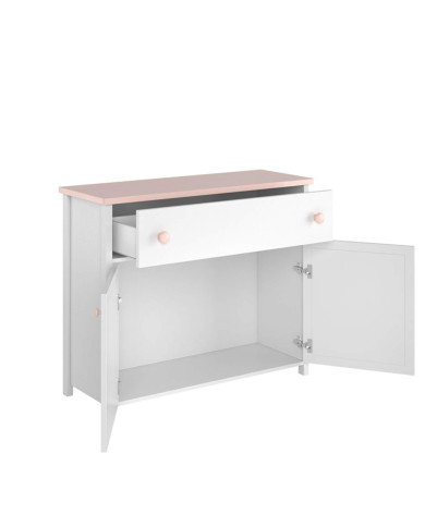 Komoda Luna LN-05, drzwi, szuflady, LENART