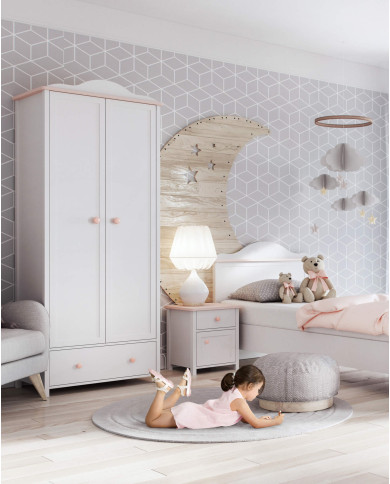 Komoda Luna LN-05, drzwi, szuflady, LENART Komoda Luna LN-05, drzwi, szuflady, LENART