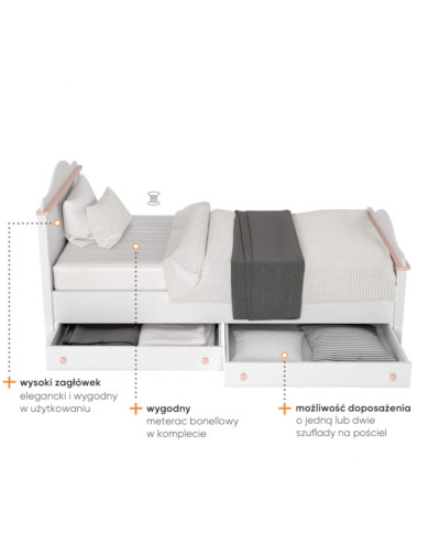Szuflada Luna LN-09, do łóżka typu LN-08, LENART Szuflada Luna LN-09, do łóżka typu LN-08, LENART